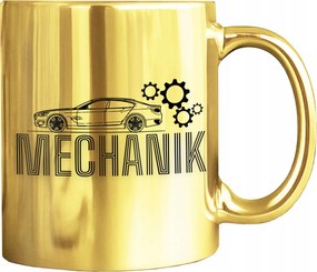 Arany Színű, Nyomott Mintás Bögre Műhelyi Munkához Szerelői Munkához 330 ML