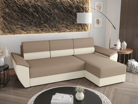 Sarok ülőgarnitúra Radiant L2 (bézs + krém) (J). 1057458