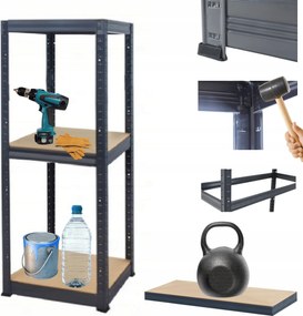 Tárolószekrény fém Premium Helios 106x35x35cm 3Px175kg