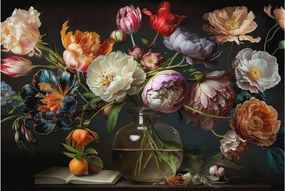 Stílusos Dekoratív Fotótapéta Flizelin Virágos csokor 104x70 Ragasztó