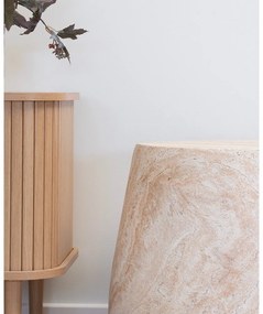 Kő kerek tárolóasztal ø 47,5 cm Bonn – House Nordic