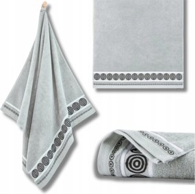 Zwoltex Rondo 2 törölköző 30x50 cm Pamut Hamuszürke