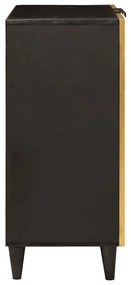Széf Fekete és Arany 60 x 33 x 75 cm tömör mangófa