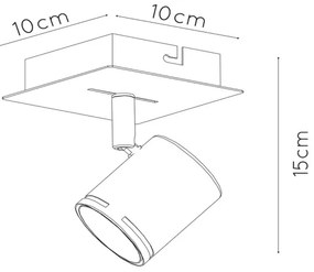 Lucide 26994/05/31 - LED dimmelhető spotlámpa RILOU 1xGU10/5W/230V
