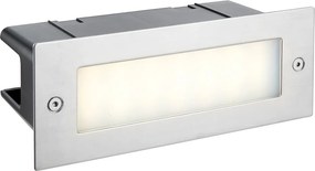 ENDON 78637 SEINA Kültéri Falba Építhető Lámpa Szálcsiszolt Acél LED IP44