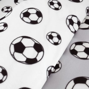 Egyszemélyes flanel gyerek ágyneműhuzat 135x200 cm Football – Catherine Lansfield