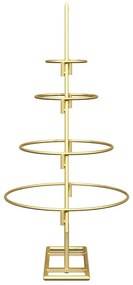 Fém karácsonyfa állvánnyal Arany 60 cm Porszórt Acél