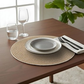 Textil tányéralátét ø 38 cm Othello – douceur d'intérieur