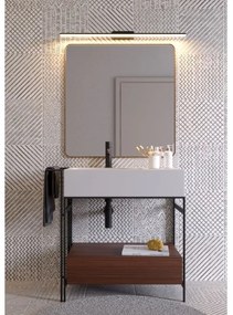 Redo 01-2504- LED Fürdőszobai tükörmegvilágítás BARRIO LED/17,25W/230V IP44 fekete