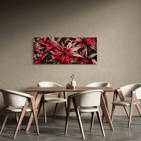 Piros szirmok képe (120x50 cm)