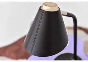 Immax 08972L - FINCH LED asztali lámpa, 9W, 12cm, szürke/krom, dimmelhető