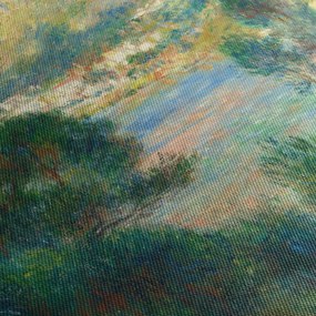 Kép - Auguste Renoir, View of Monte Carlo from Cap Martin, reprodukciók (órával) (90x30 cm)