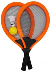 Woopie készlet 2 az 1-ben - tollaslabda és tenisz Narancs: narancs