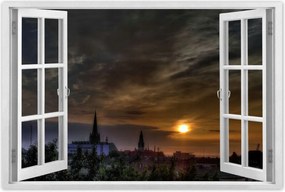 Poszterek 60x40 Lenyugvó nap Horizont