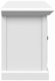 fehér szerelt fa TV-szekrény 110 x 30 x 41 cm