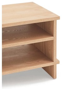 Natúr színű éjjeliszekrény tölgyfa dekorral Inari – Teulat