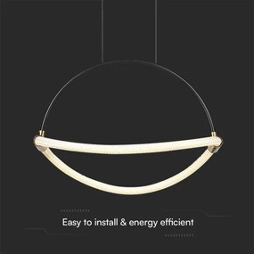 LED Csillár zsinóron LED/12W/230V 3000K