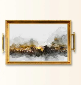 Üveg tálca, 38×24 cm – TPEA9947