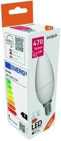 Avide LED Candle 4.5W E14 470LM NW 4000K