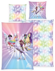 Herding Pamut ágynemű Unicorn Academy, 140 x 200cm, 70 x 90 cm, 140 x 200 cm, 70 x 90 cm