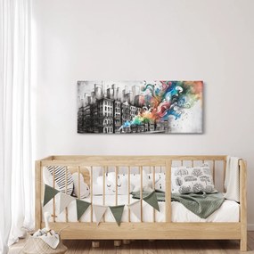 Kép - Ipari élet (120x50 cm)