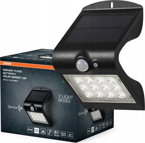 LED-es fényvető Napelemes alkonyati mozgásérzékelő 1.5W 4000K IP65 Endura