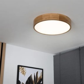 Brilagi - CARVALHO LED mennyezeti lámpatest LED/36W/230V, tölgy, átm. 47,5 cm