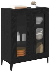 Széf Fekete tölgy 69,5 x 34 x 90 cm Műszaki fa és vas