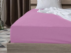 Jersey világoslila lepedő 180x200 cm