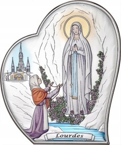 Lourdes-i Szűzanya kép SA0004/1C Gravírozás Ingyen!