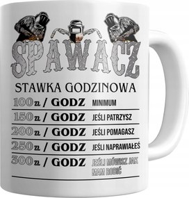 Fehér Bögre Hegesztő Óradíj Ajándék Hegesztő Ajándék