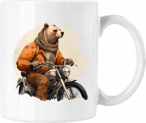 Moto Bögre Maci Motoros Biker 1 Fehér 330ml