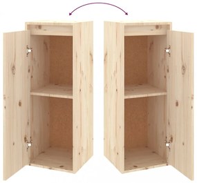 2 darab tömör fenyőfa TV-szekrény