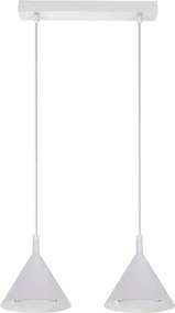 BRILAGI - Kábeles függőlámpa CONE DOUBLE 2xGX53/15W/230V fehér
