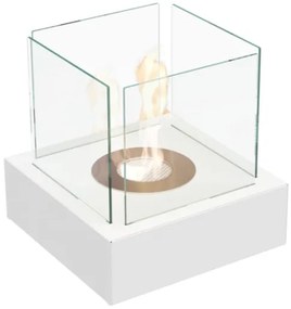 BIO kandalló TANGO3 30,3x30 cm, 1 kW, fehér, TANGO3/BIALY/TUV