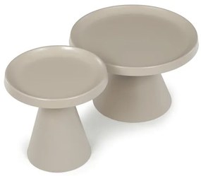 Dohányzóasztal 69×69×44 cm, Fém, Cashmere Szín. CT-F4112 CSM