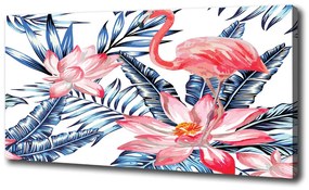 Vászonkép Flamingók és növények oc-83343113