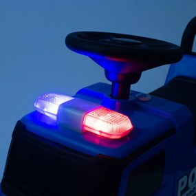 Baby Mix Rendőrség Mercedes gyerek futóbicikli hanggal, kék