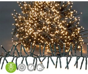 Nedis CLCS1512- LED Kültéri karácsonyi lánc 1512xLED/7 funkciós 14m IP44 meleg fehér