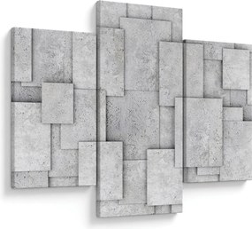 Kép - Betoncsempék absztrakciója (90x60 cm)