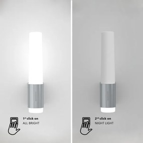 Nordlux - LED Dimmelhető fürdőszobai fali lámpa HELVA LED/6,8W/230V IP44