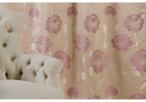 Bézs függöny 140x245 cm Izolde – Mendola Fabrics