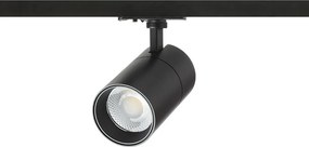 RENDL WISH 20 DIMM egyáramkörös sínre fekete 230V LED 20W 36° 3000K 4000K 5000K