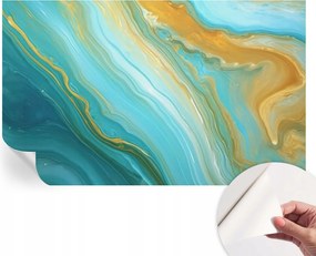 Design fali fotótapéta öntapadós absztrakt hullámok 416x254 cm