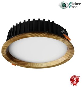 APLED - LED Lámpa RONDO WOODLINE LED/6W/230V 4000K átm. 15 cm kőris tömör fa