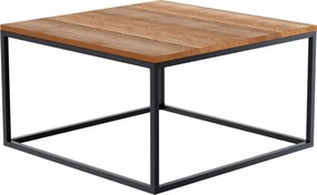 Manteo dohányzóasztal 80x80x45 cm fekete fa