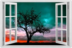 Poszterek 60x40 Naplemente a sivatagban