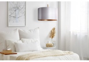 Duolla - Csillár zsinóron CANNES 1xE27/15W/230V á. 45 cm ezüst/réz