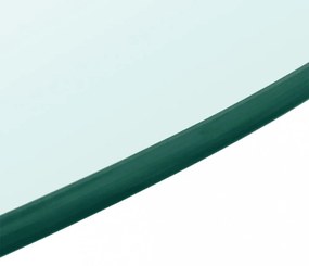edzett üveg asztallap kerek 800 mm