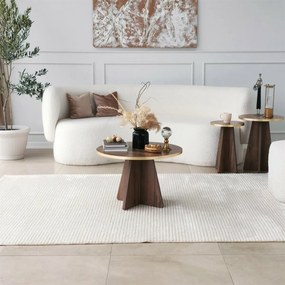 Mushroom Gold and Walnut konferenciaasztal